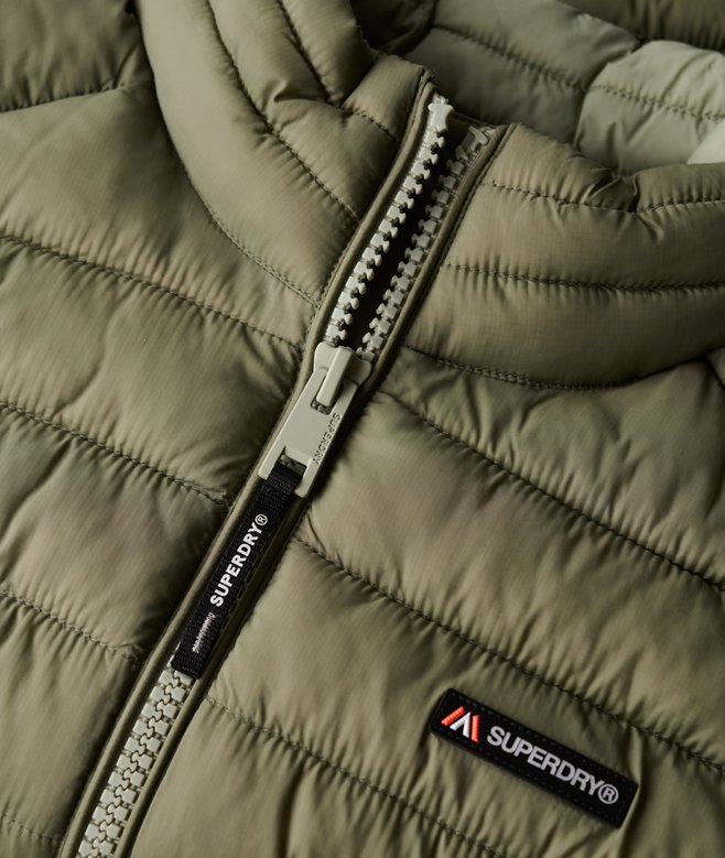 Fuji Lite Padded Gilet, Dusty Olive Green