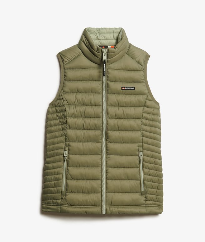 Fuji Lite Padded Gilet, Dusty Olive Green