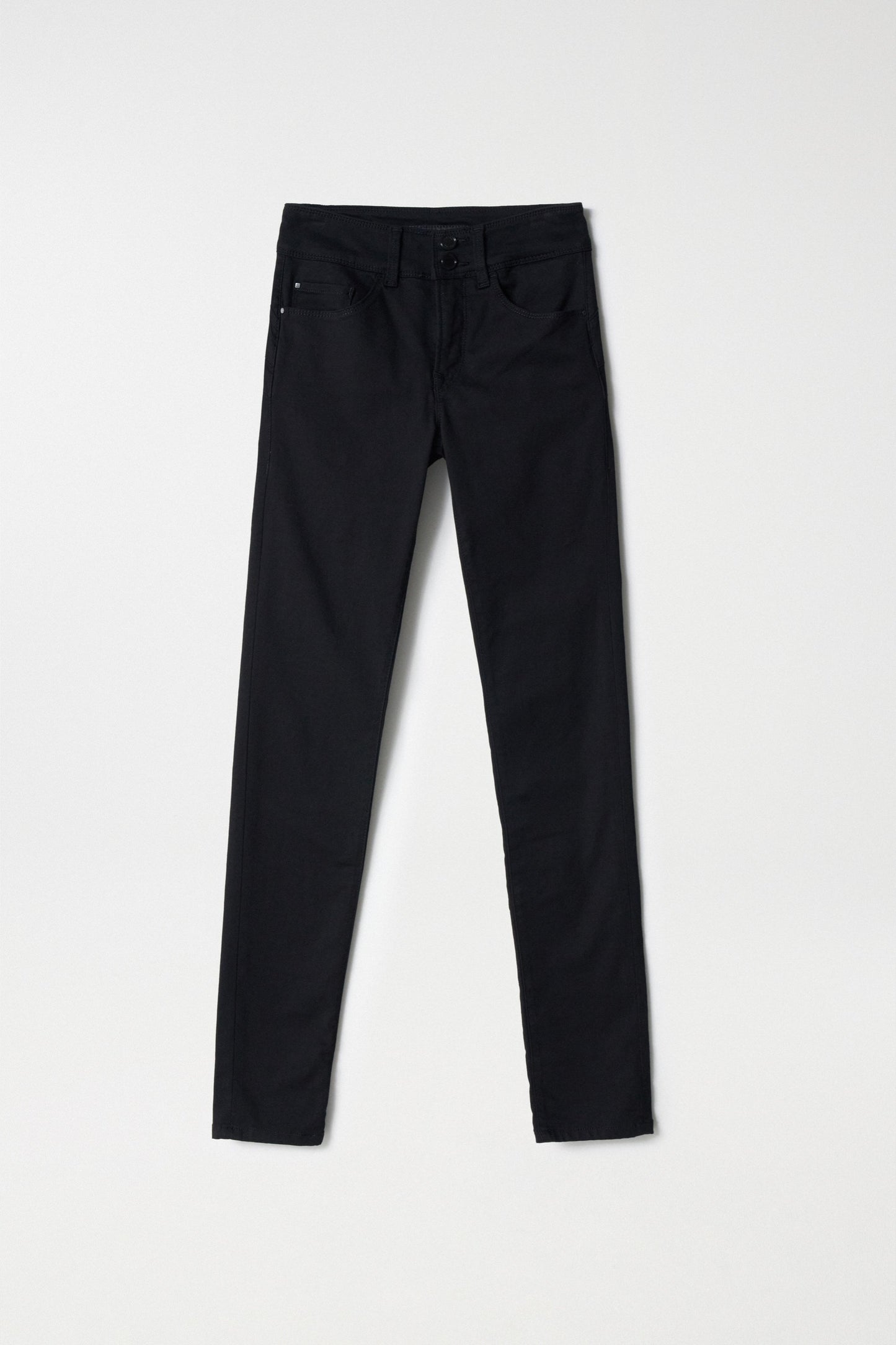 Secret Push in Skinny True Black Jeans