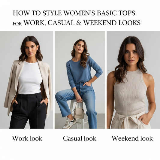 How to Style Women’s Basic Tops