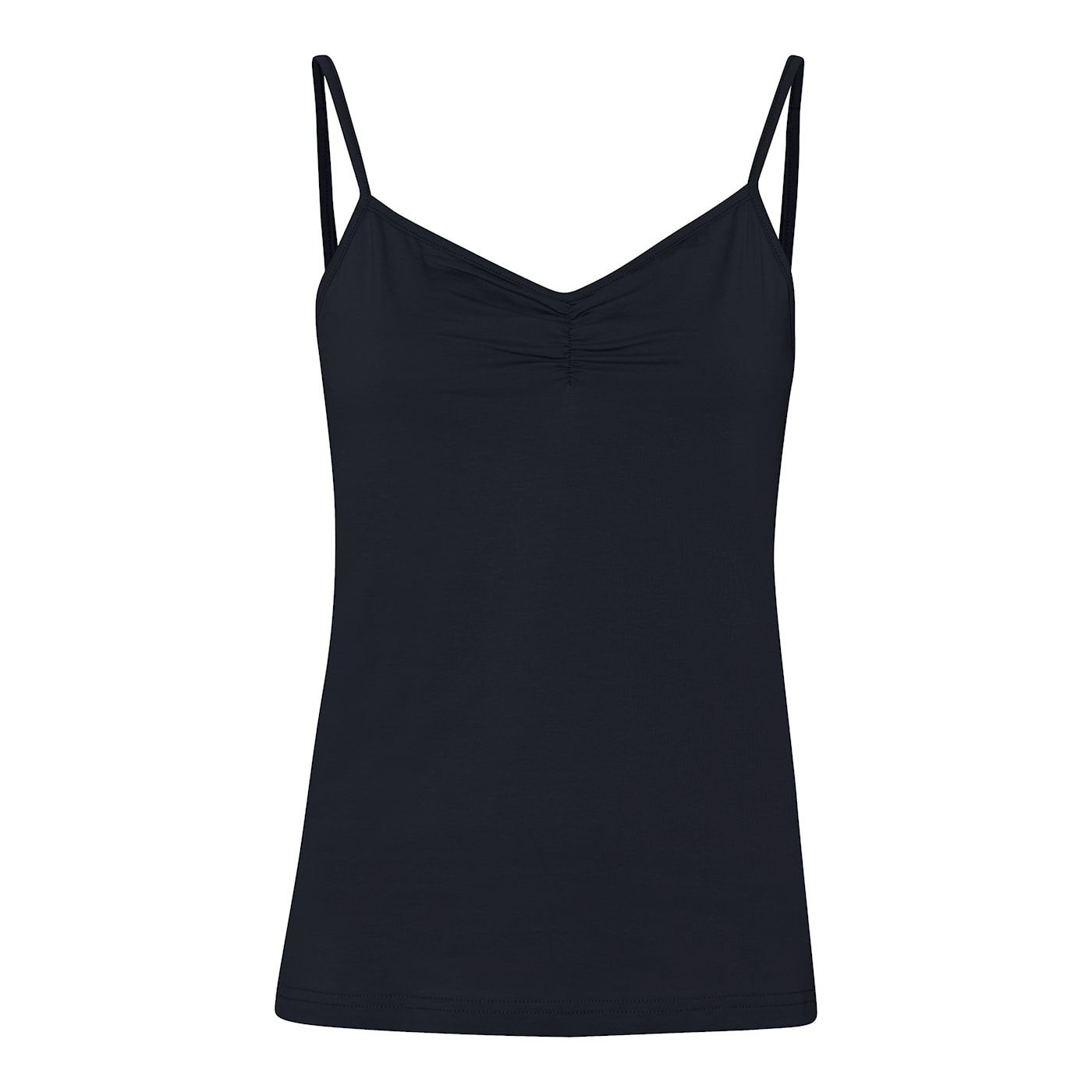 Ruched Cotton Cami Top