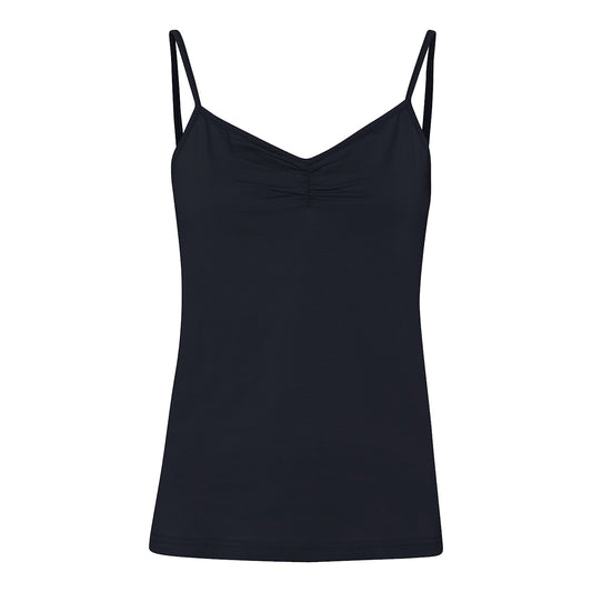 Ruched Cotton Cami Top