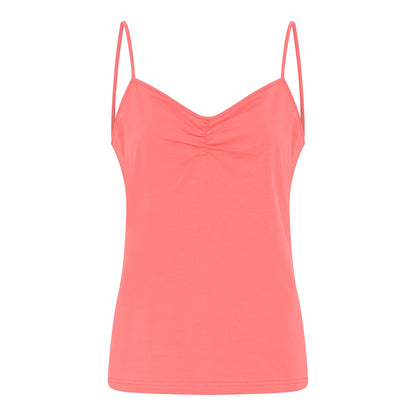 Ruched Cotton Cami Top