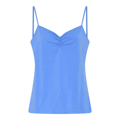 Ruched Cotton Cami Top