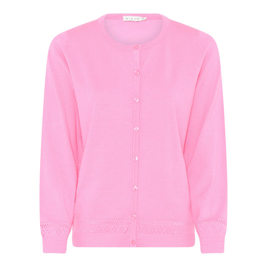 Basic EcoVero Viscose Knit Cardigan