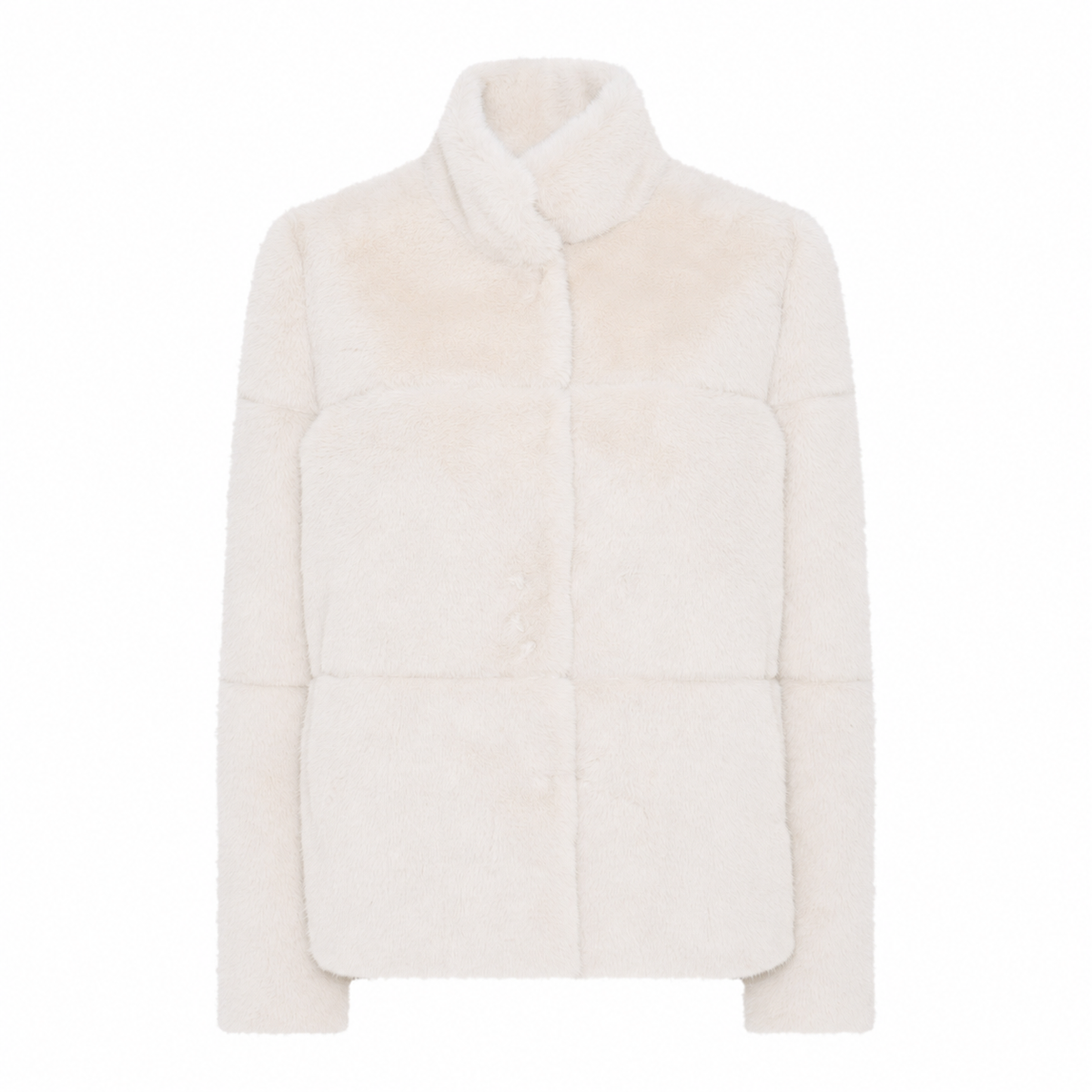 Faux Fur High Neck Jacket