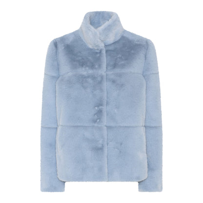 Faux Fur High Neck Jacket