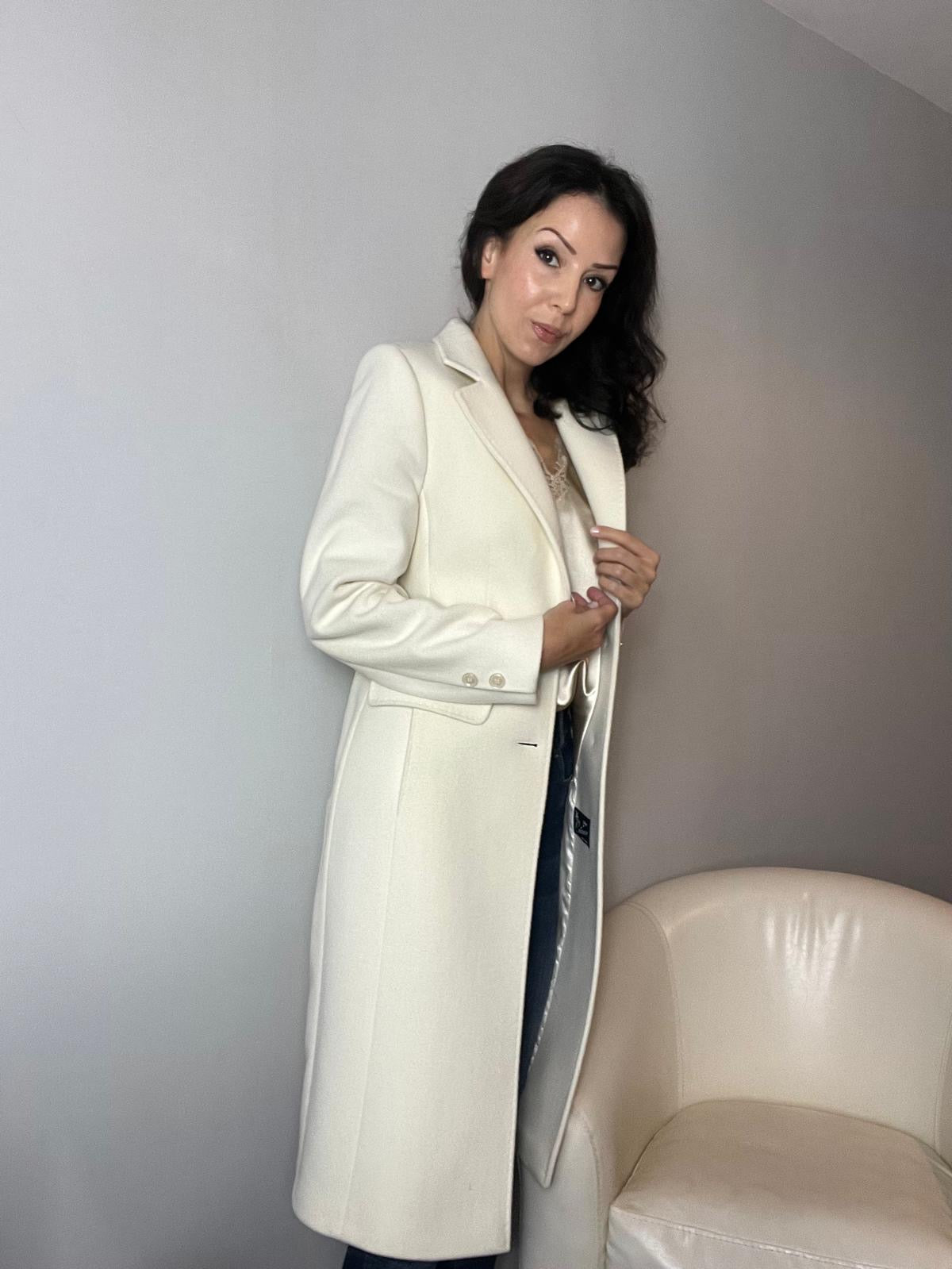 Christina Felix Tailored  Coat, Cream