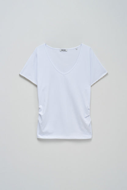 T-shirt with Gathering