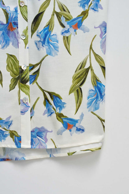 Floral Button-Up Blouse
