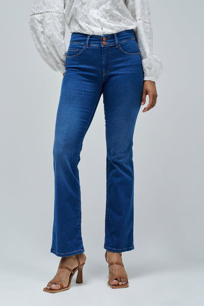 Secret Push in Bootcut Jeans, Blue