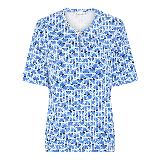 Basic Mosaic T-shirt, Blue