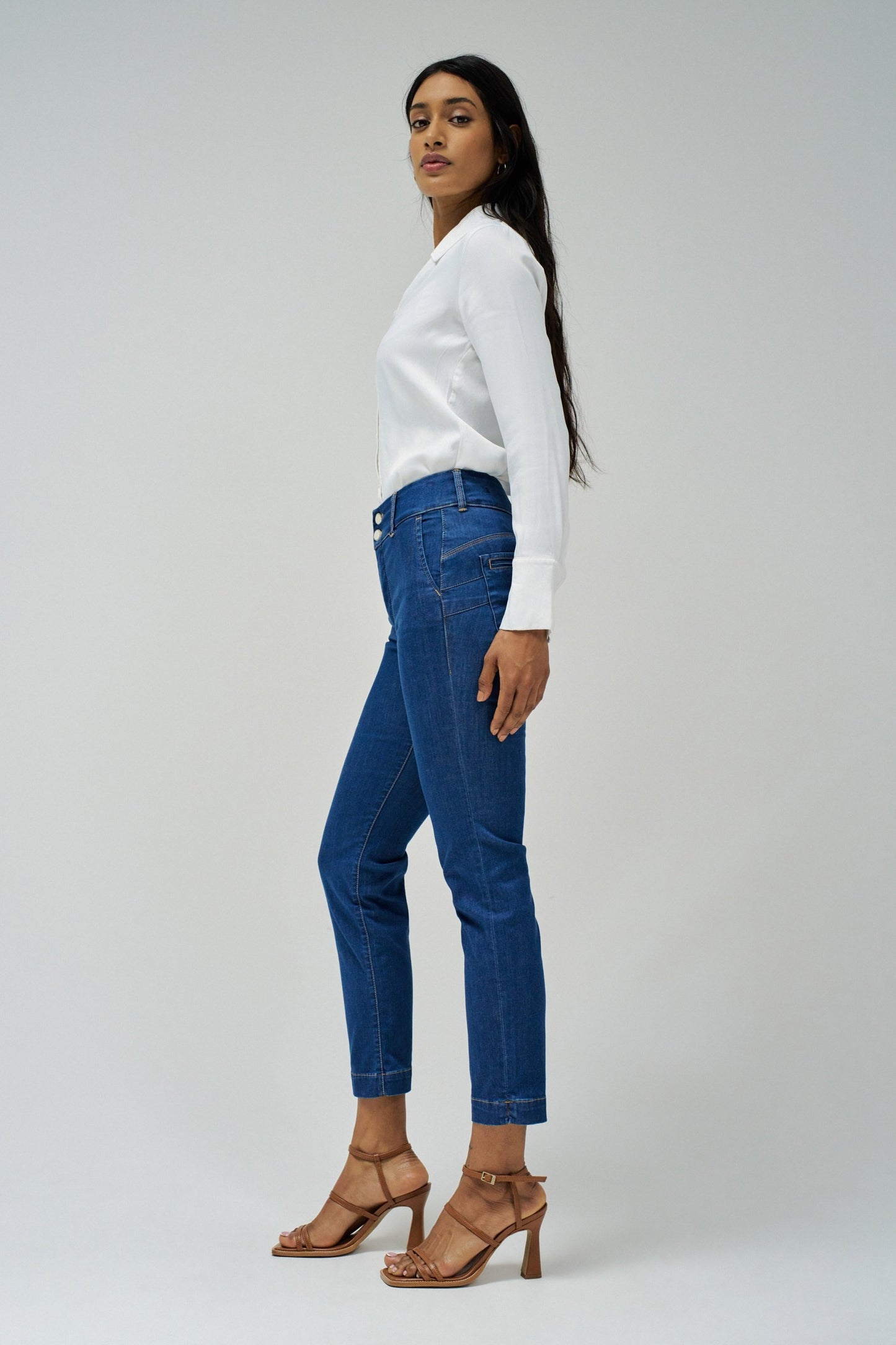 Salsa Secret Push In Cropped Slim Jeans