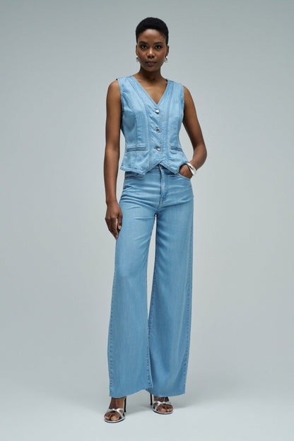 Salsa Jeans Light Denim Waistcoat