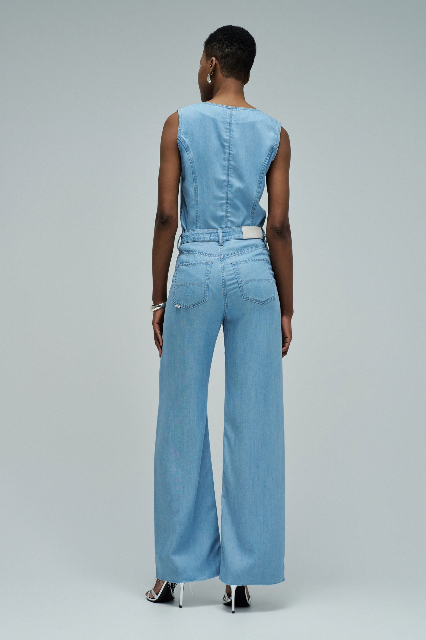 Salsa Jeans Wide Leg Light Denim Jeans