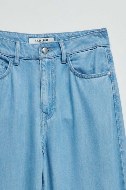 Salsa Jeans Wide Leg Light Denim Jeans