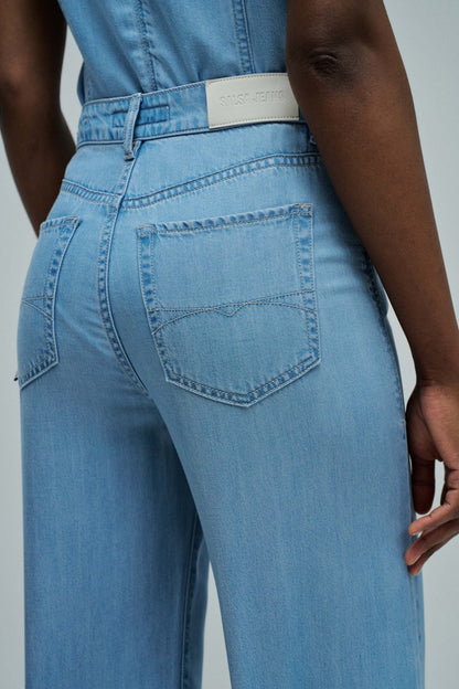 Salsa Jeans Wide Leg Light Denim Jeans