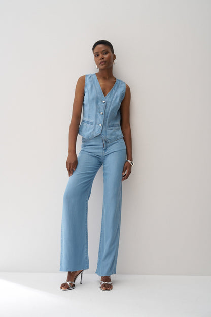 Salsa Jeans Wide Leg Light Denim Jeans