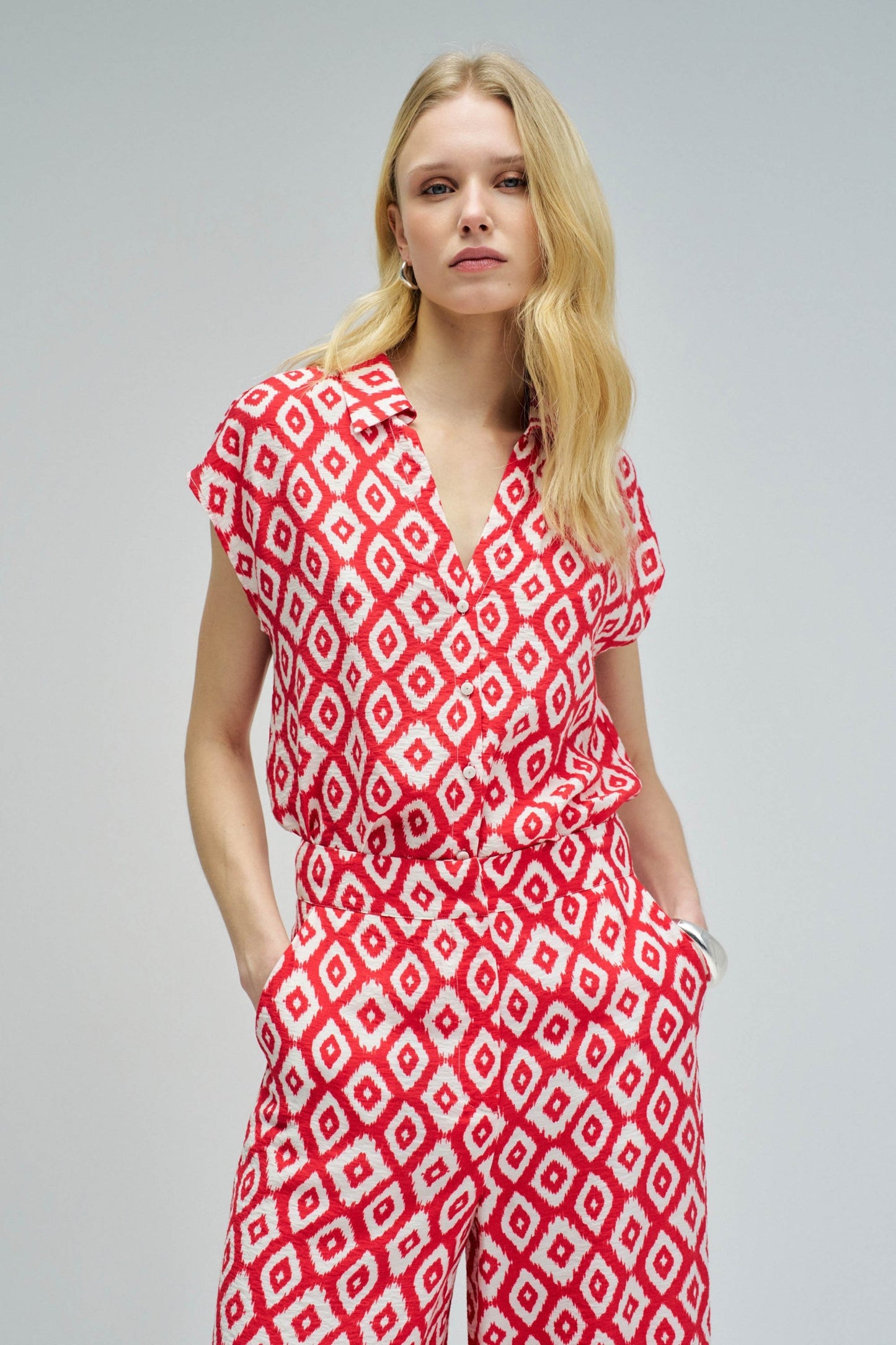 Salsa Jeans Pattern Blouse