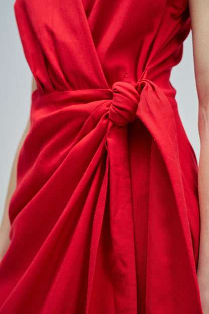 Salsa Jeans Linen Midi Dress