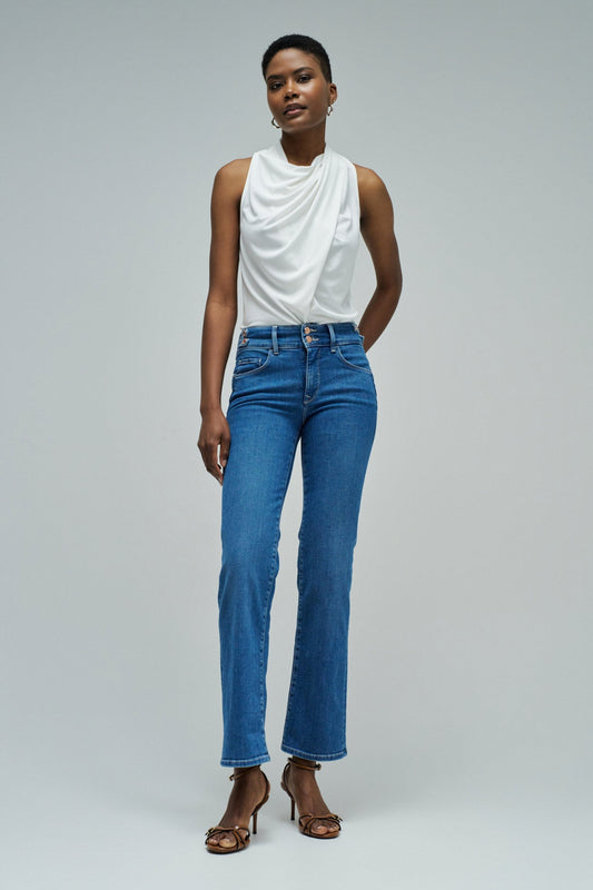Salsa Jeans Secret Push In Straight Jeans