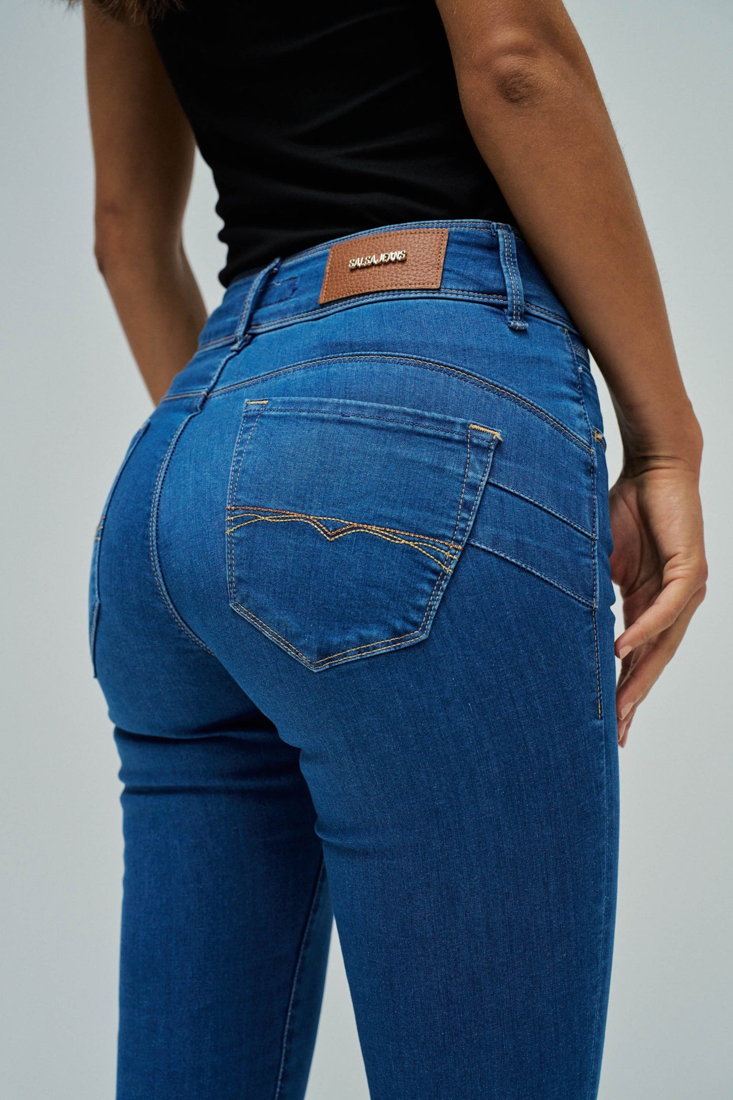 Secret Push In Soft Touch Skinny Jeans, Blue