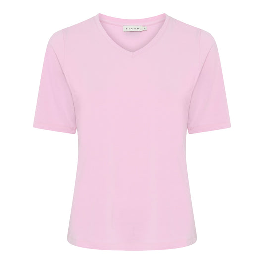 Basic V-Neck Viscose T-Shirt