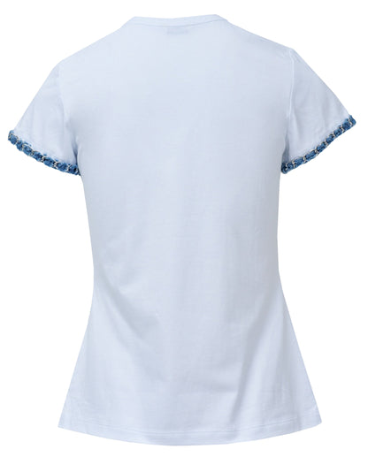 Logo T-Shirt with Denim Detail