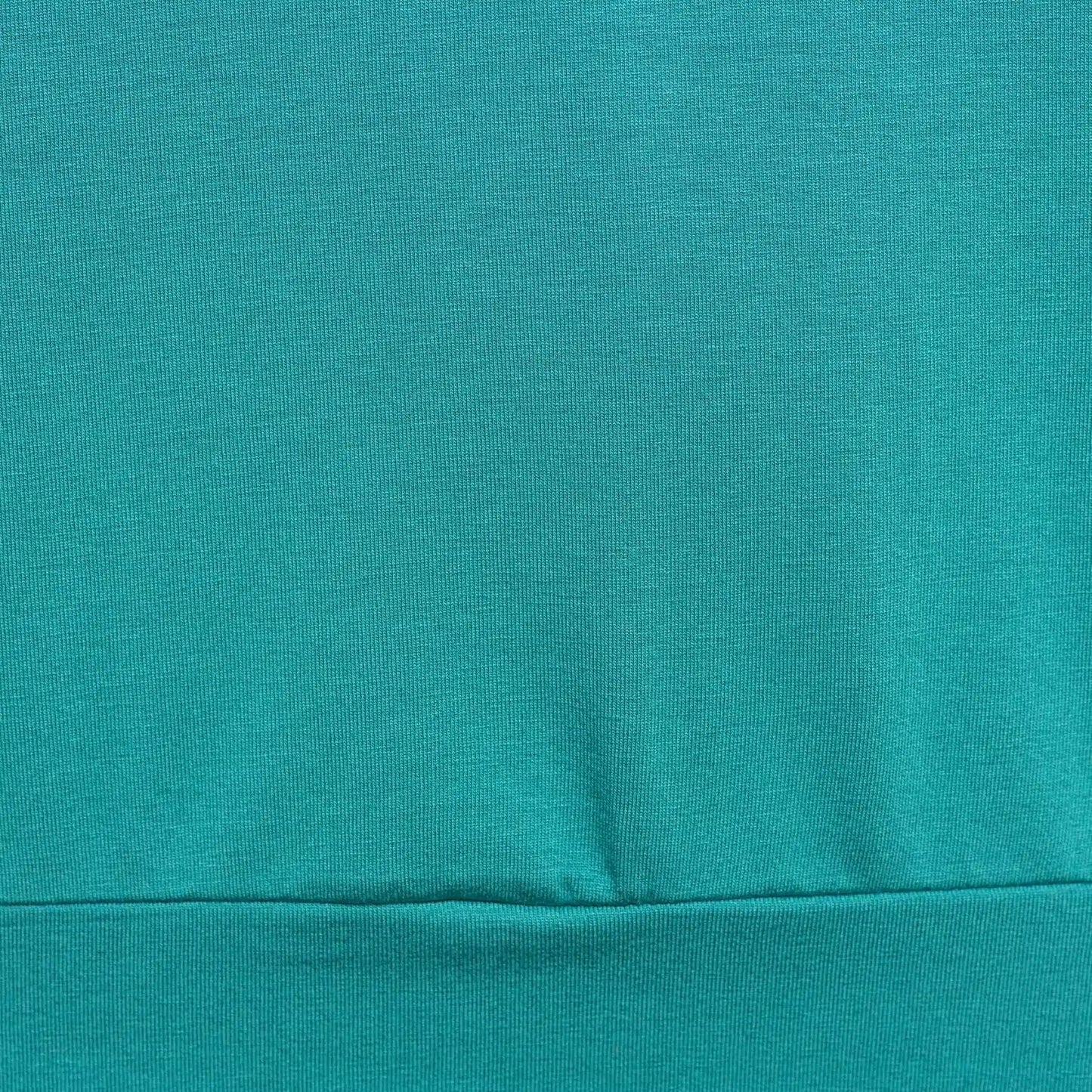 V-neck Jersey Top, Mineral Green