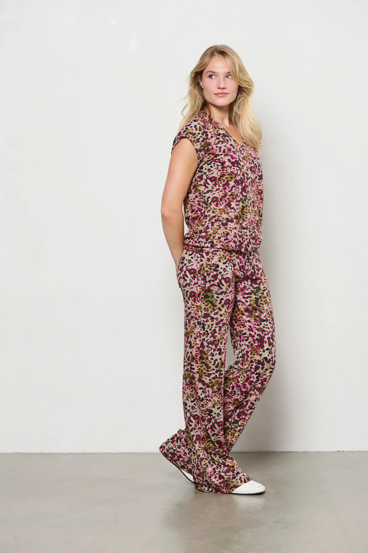 Lucia Animal Print Jersey Top