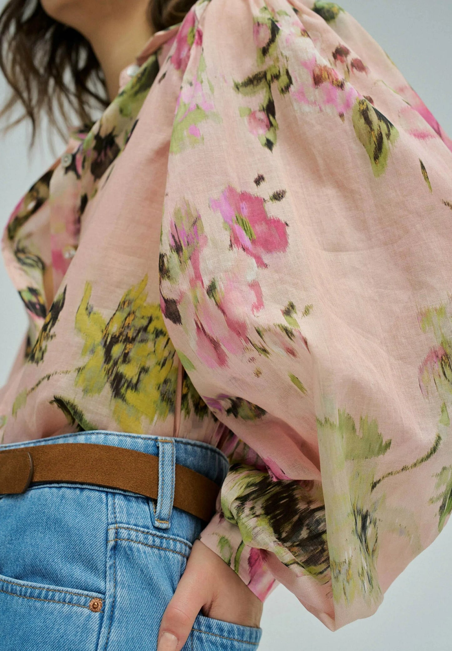 Salsa Jeans Floral Cotton Blouse