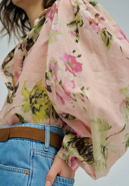 Salsa Jeans Floral Cotton Blouse