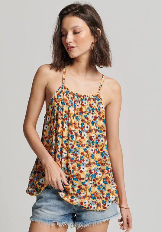 Halter Neck Floral Top