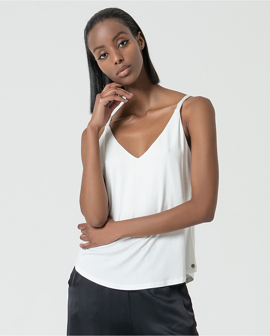 Bamboo Straps Top with Hardware