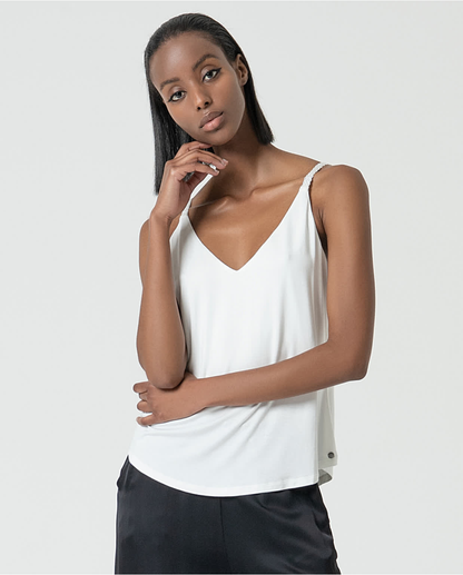 Bamboo Straps Top with Hardware