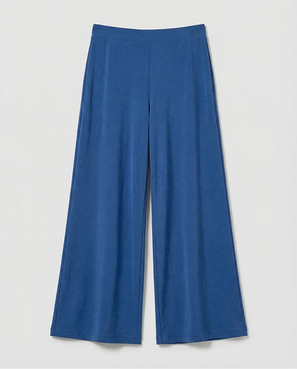 Wide Leg Stretch Trousers