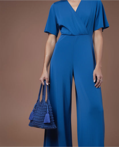 Cross Neck Jumpsuit