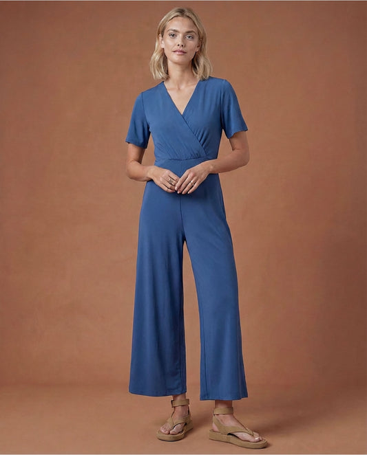 Cross Neck Jumpsuit