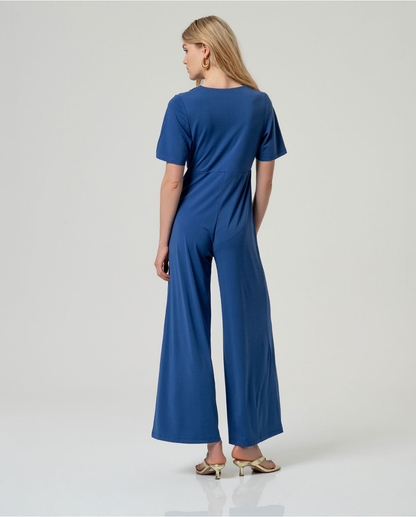 Cross Neck Jumpsuit