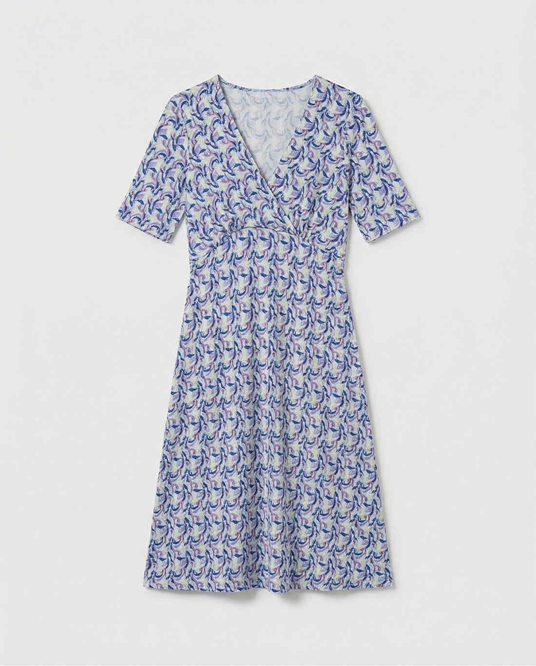Printed Wrap Dress