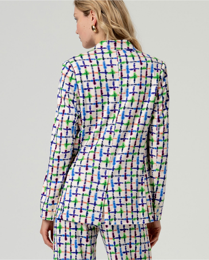Printed Longline Blazer