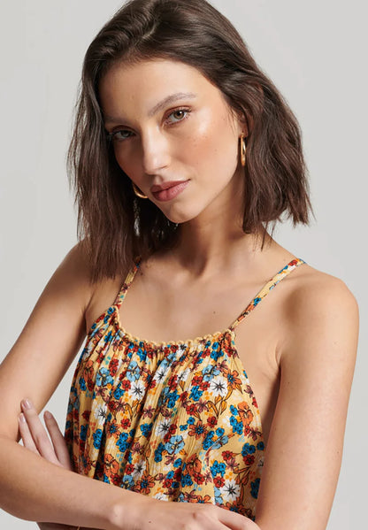 Halter Neck Floral Top