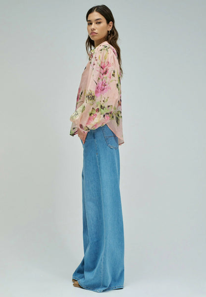 Salsa Jeans Floral Cotton Blouse