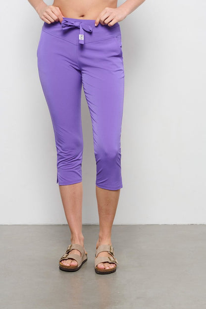 Phoenix Capri Travel Trousers, Violet