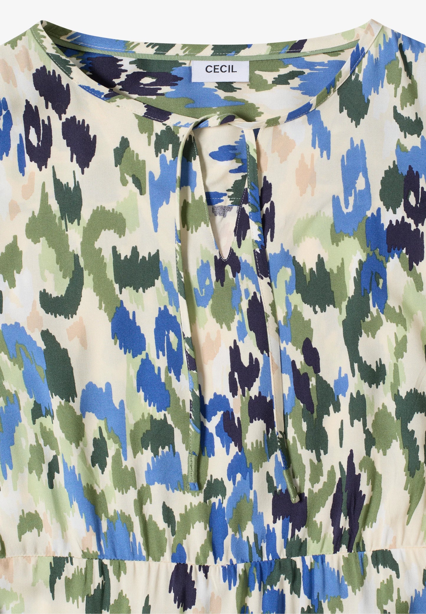 Printed Sleeveless Midi Dress