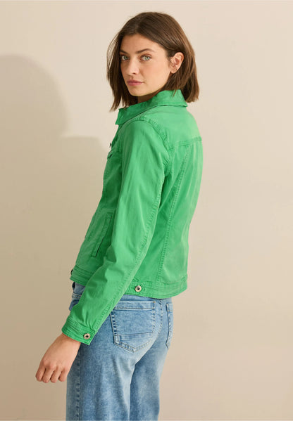 Denim Jacket, Vibrant Green