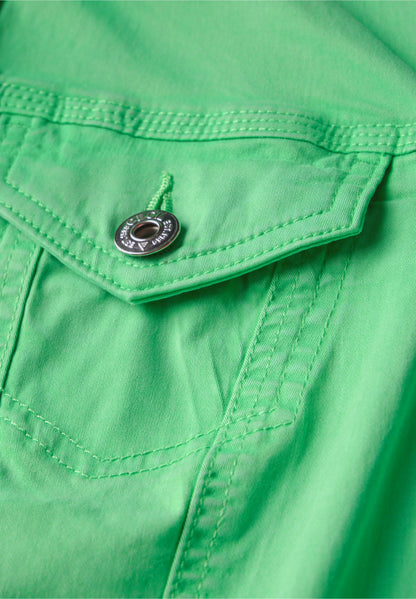 Denim Jacket, Vibrant Green