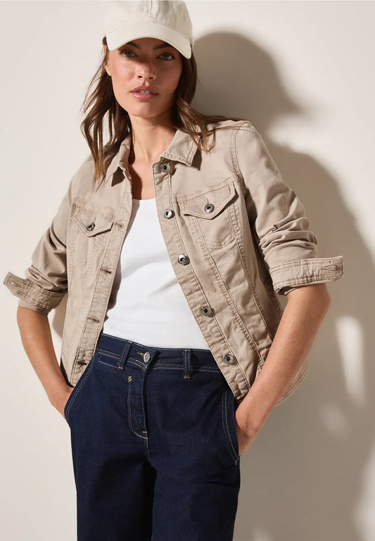 Denim Jacket, Beige