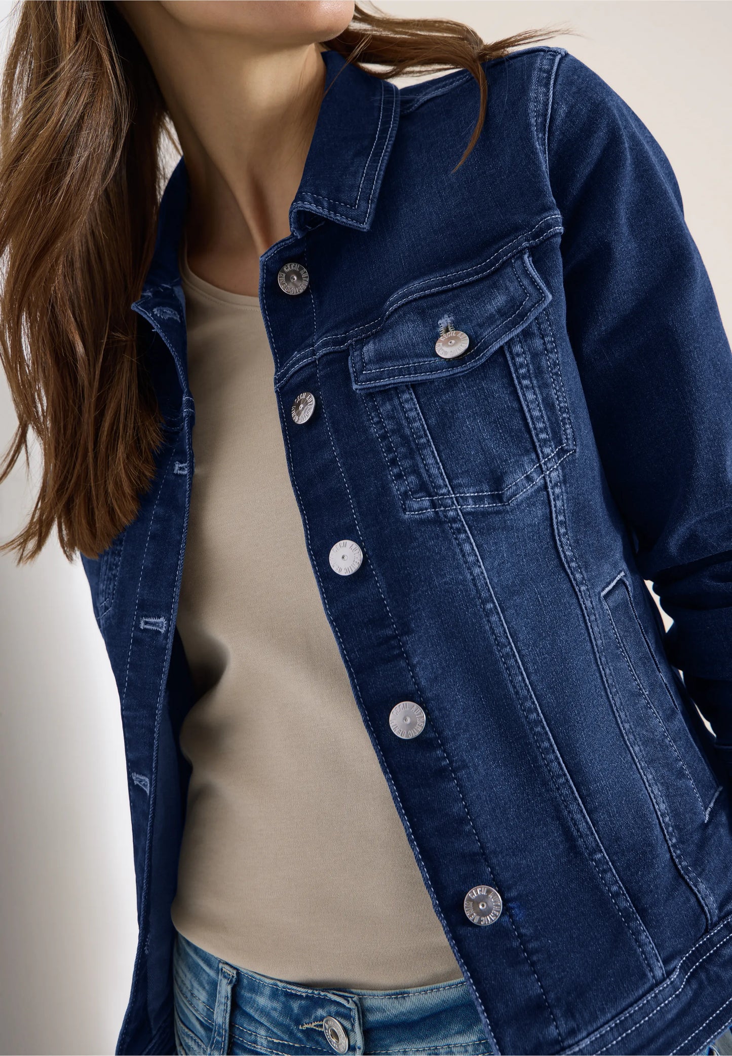 Classic Stretch Denim Jacket