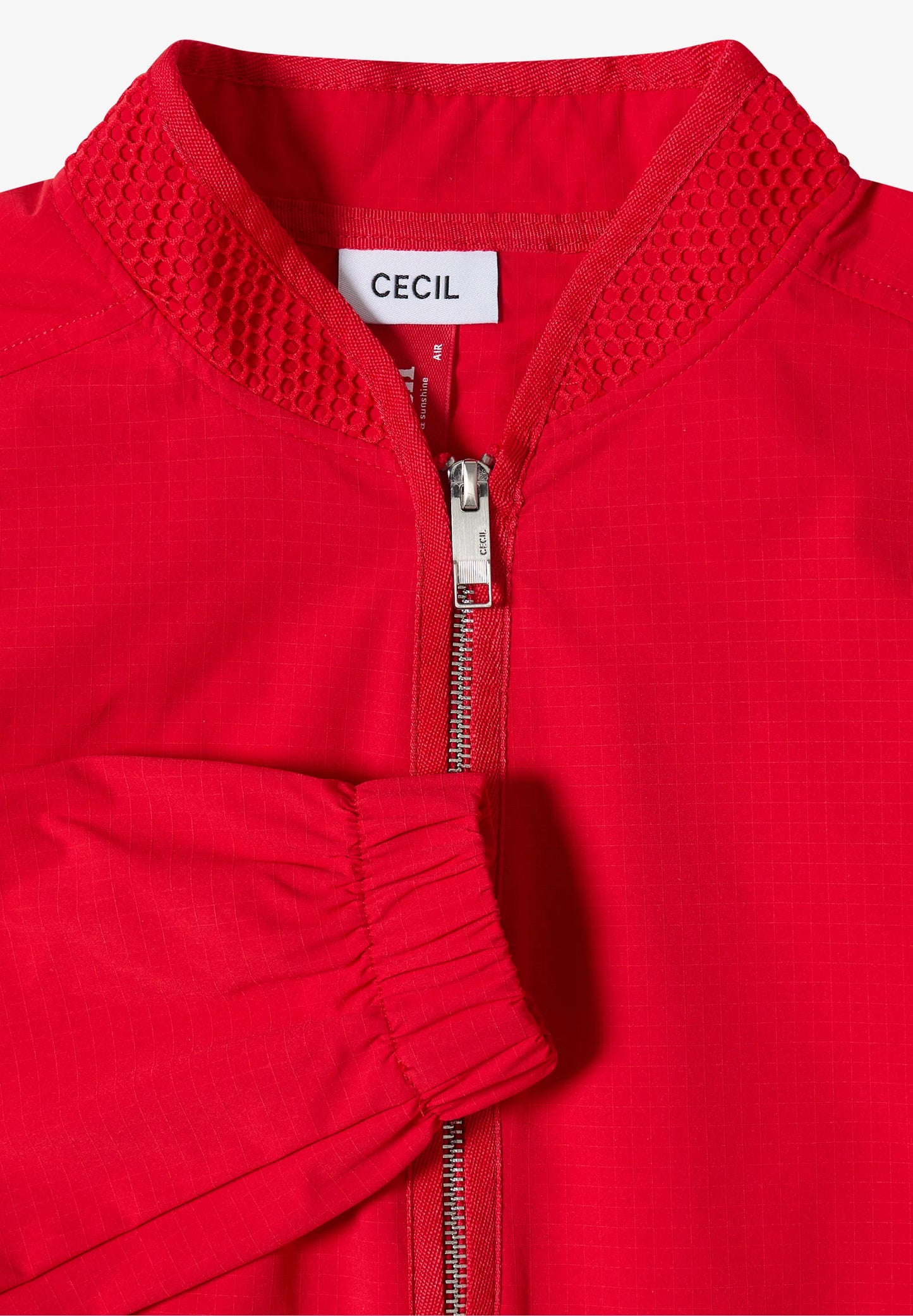 Lightweight Bomber Jacket with Drawstring